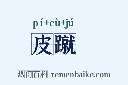 皮蹴毱是什么意思的图片
